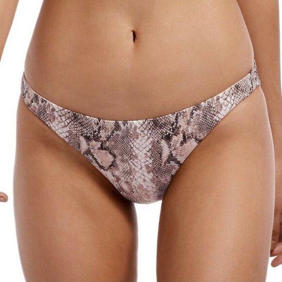 NEW Vitamin A Levisa Luciana Bottom Pink Snake 8 M - Picture 1 of 4